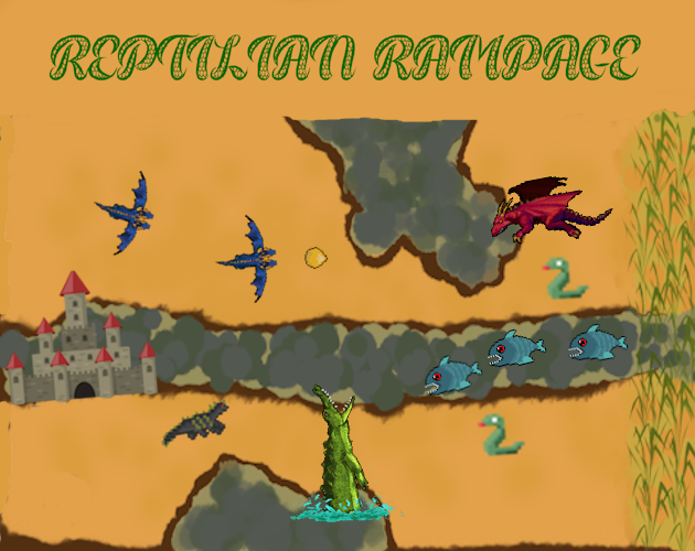 Reptilian Rampage by randomguy123hehe