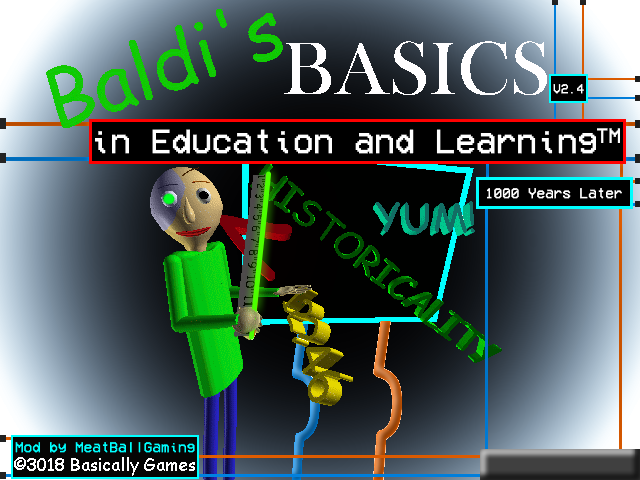 CHEAT MENU MOD!  Baldi's Basics 