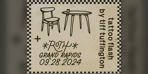 Cover image for "Rooms" Anniversary Tattoo Flash by Tiffany Tuffington