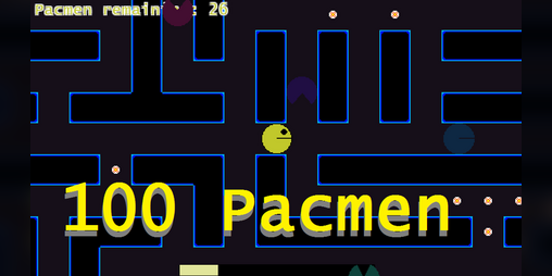 Cover image for 100 Pacmen