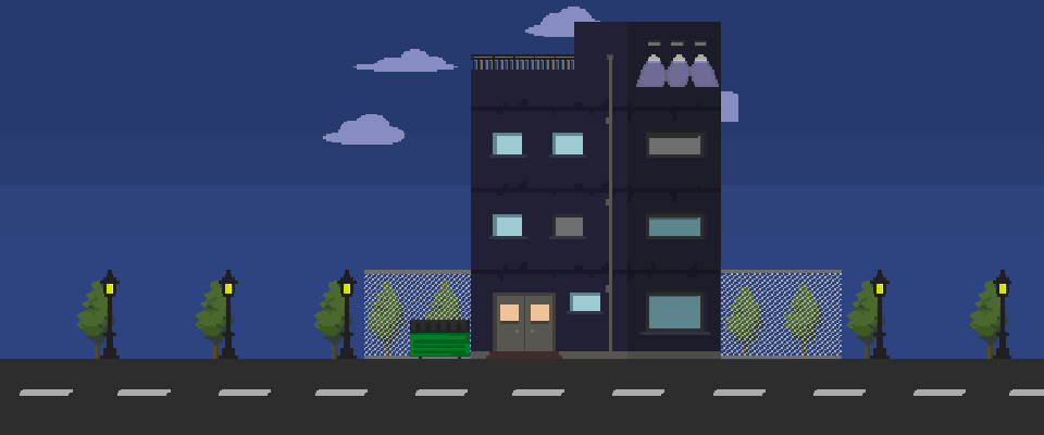 Pixel Art Simple Apartment