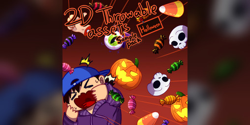 Cover image for Halloween | Sample pack - 2D throwable/decoration assets