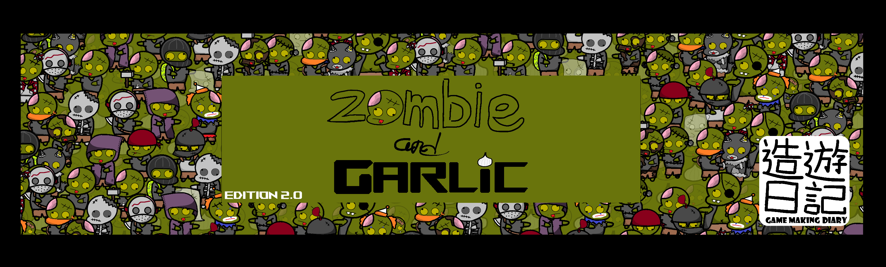 zombie and garlic