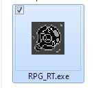 The RPG_RT.exe executable. Run this to run the game.