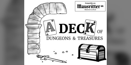 Cover image for A Deck of Dungeons & Treasures (Ed. Esp.)