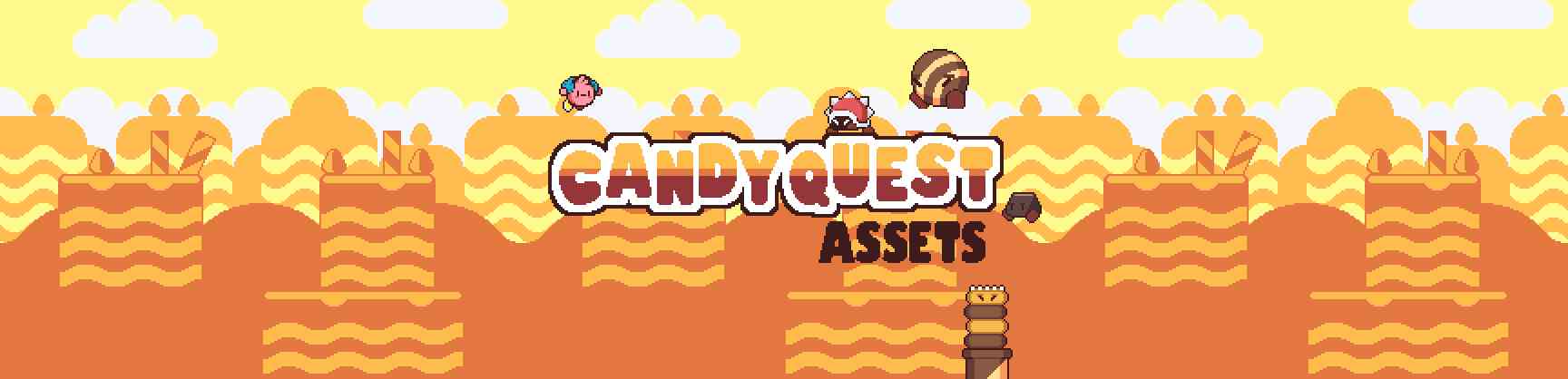 Candy Quest : Sponge Cake Desert Assets