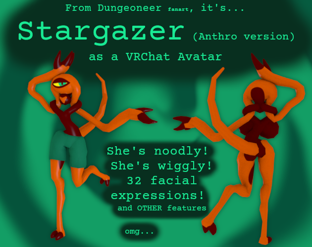 Stargazer (Anthro) VRChat Avatar