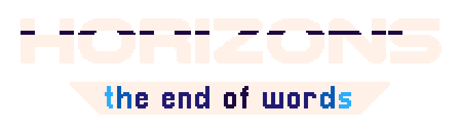 Horizons: The End Of Words 🌌