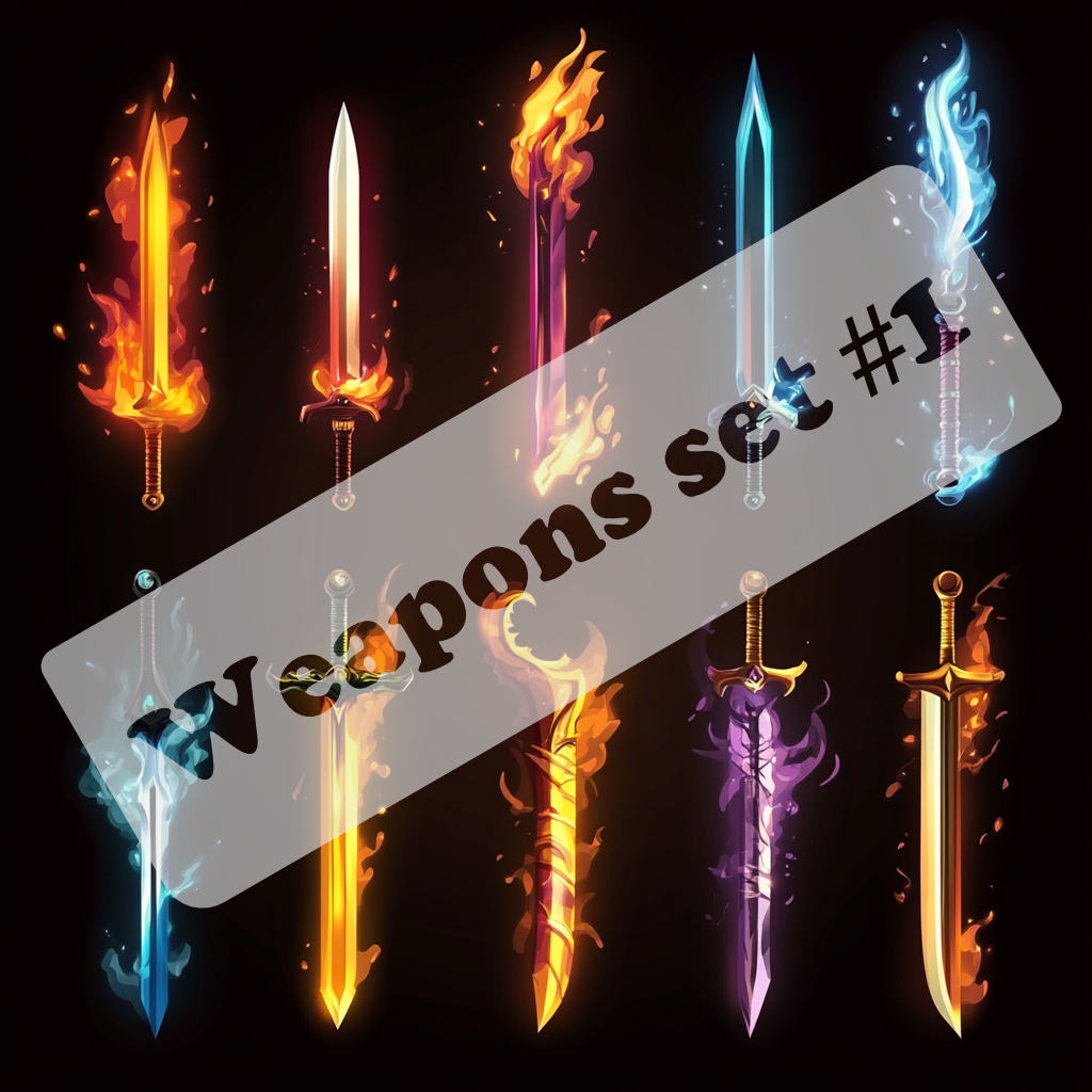 82 vector weapon icons by PeterTV