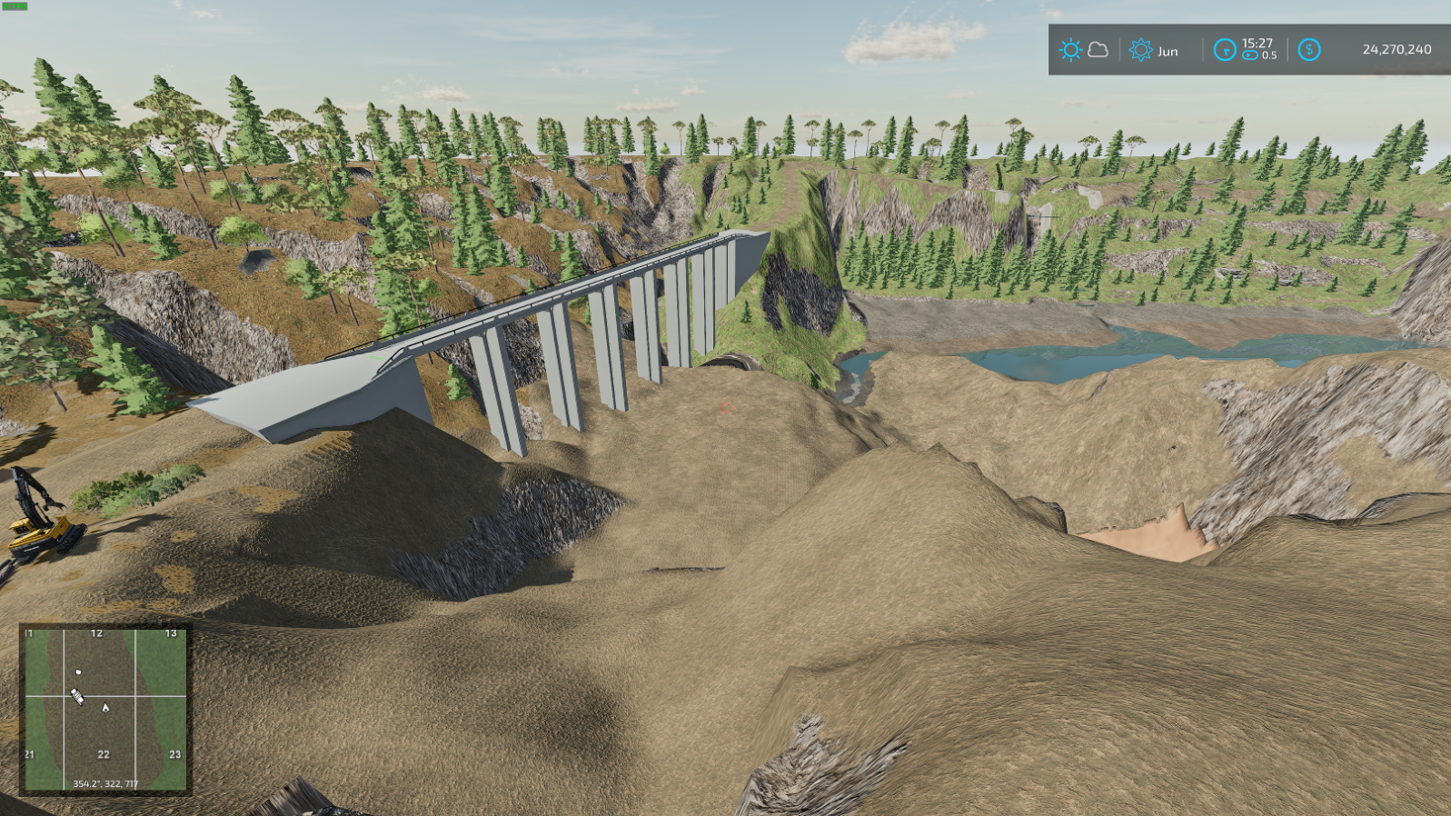 No Mans Land Mountain Top Gold MWL bridge set
