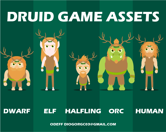 Druid Game Assets by oDeff