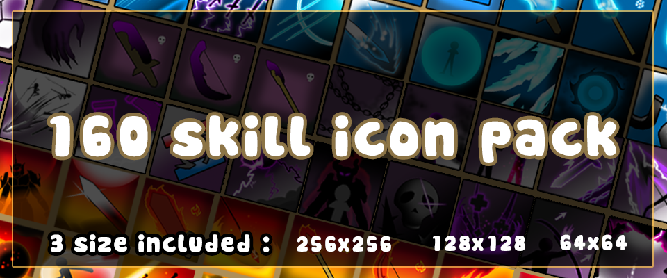 160 Skill Icon Pack