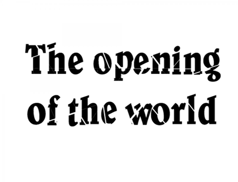 Cover image for The Opening of the World