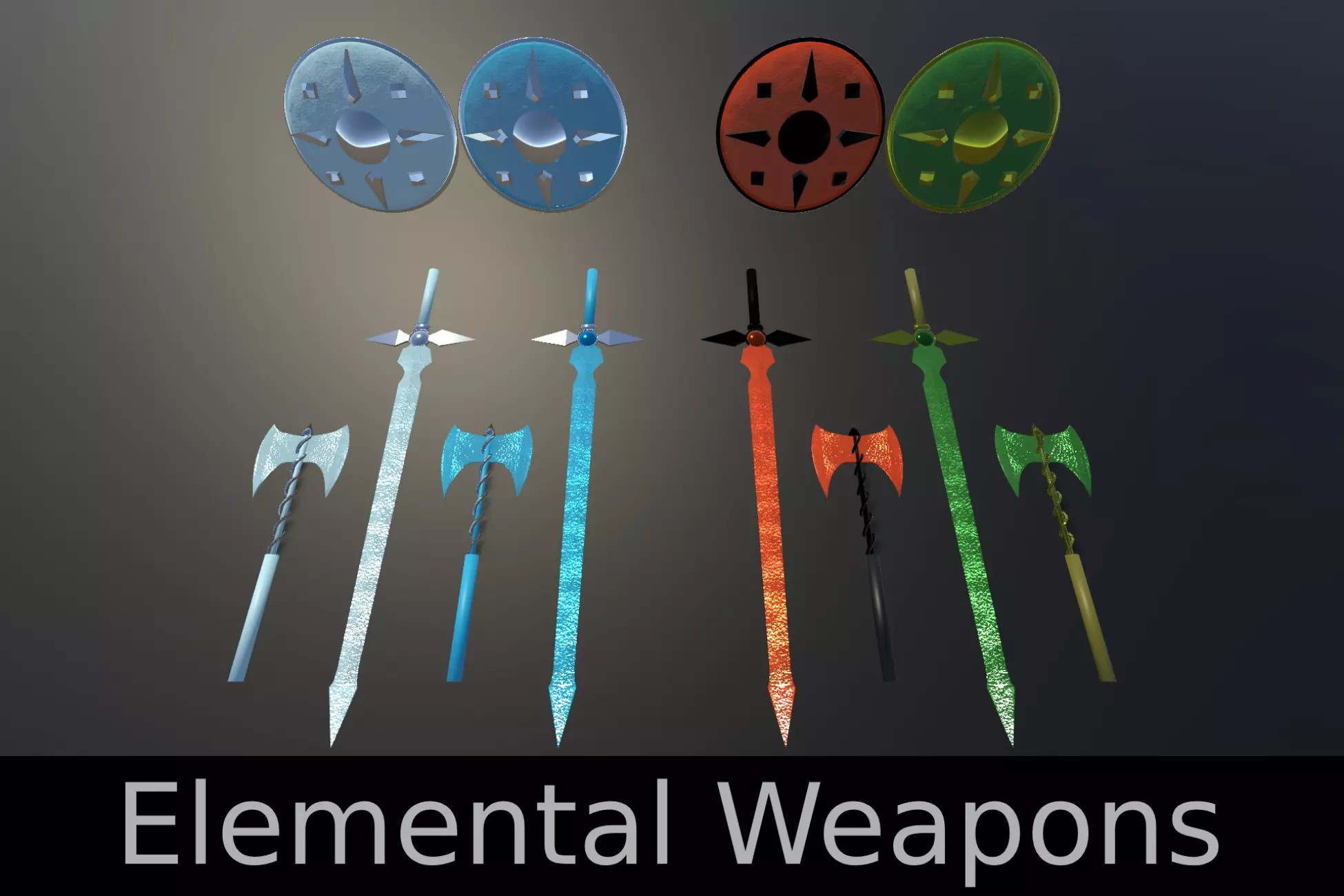 Elemental Weapons - Unity Asset