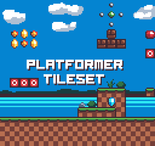 Platformer Tileset - World 1