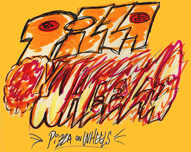 Cover image for Pizza on Wheels