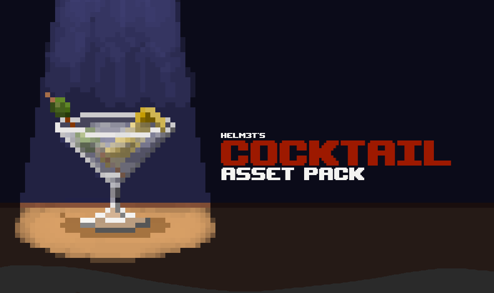 Cocktail Pixel Asset Pack V1.0