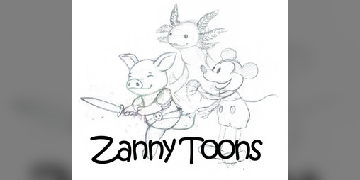 Cover image for Zanny Toons - One Page TTRPG