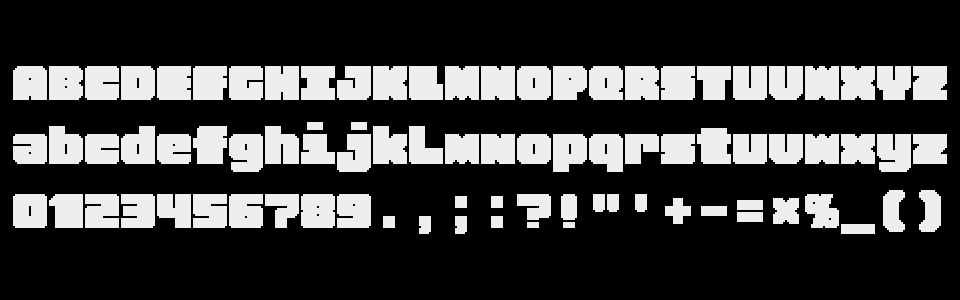 Pixel Font - MASK