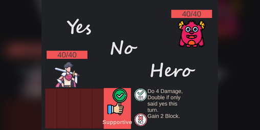 Cover image for Yes No Hero