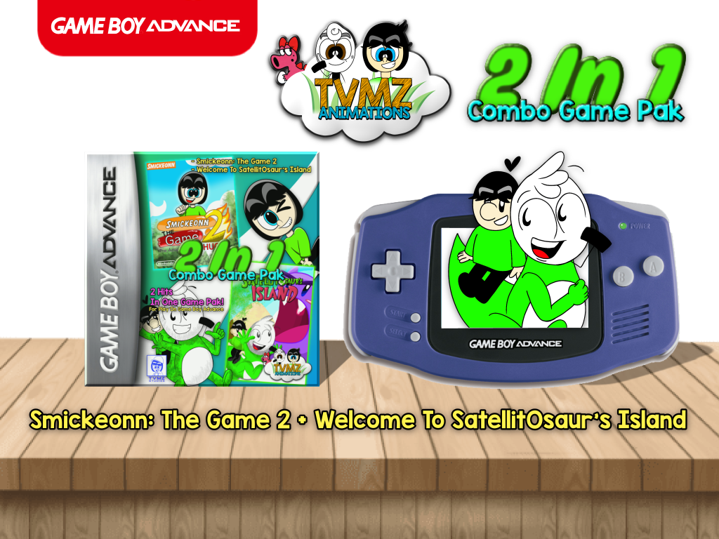 2 In 1 Combo Game Pak: Smickeonn: The Game 2 + Welcome To SatellitOsaur's Island