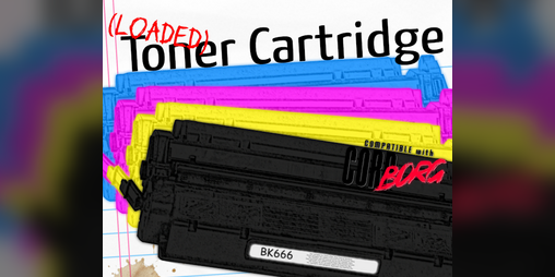 Cover image for (loaded) Toner Cartridge for Corp Borg