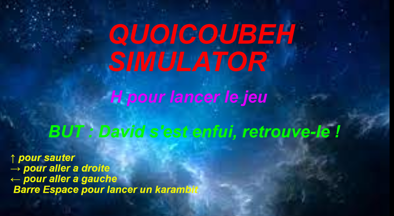 Stage automne 2023 - Jeu de Alexandre