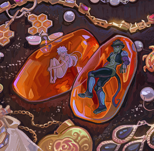 Cover image for Etched X Amber: Merukomu Luxury Project