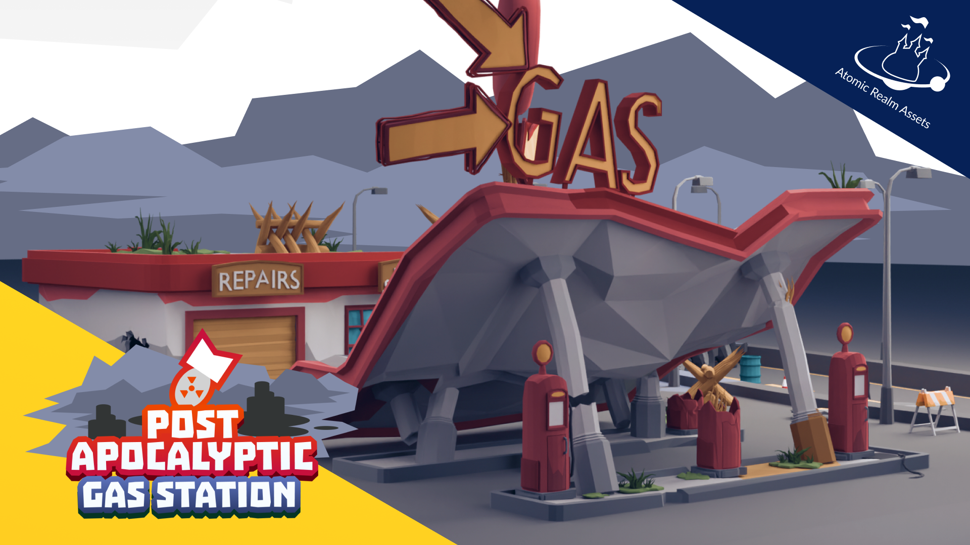 Post-Apocalyptic - Gas Station