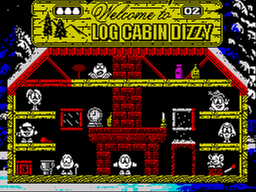 Cover image for Log Cabin Dizzy (ZX Spectrum Edition)