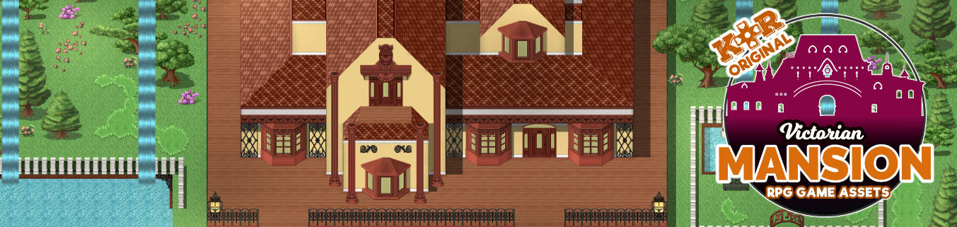 KR Victorian Mansion Tileset for RPGs v2!