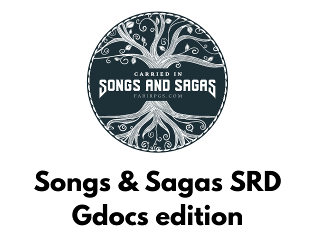 Cover image for Songs & Sagas SRD Gdocs edition
