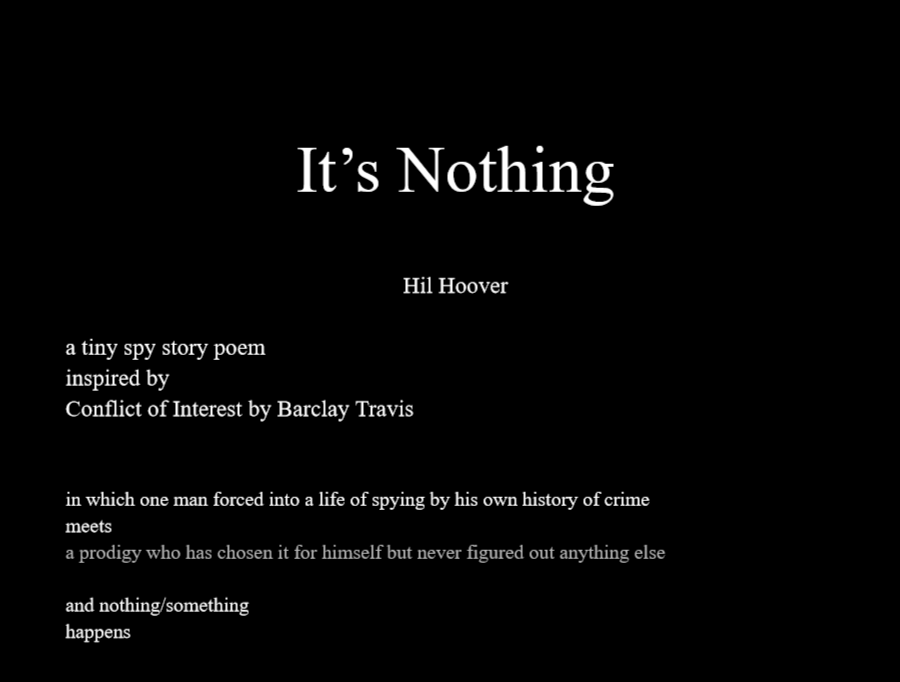 Cover image for It's Nothing