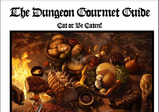 Cover image for The Dungeon Gourmet Guide