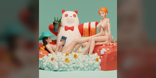 Cover image for The bath is ready ❤️ - Nami & Robin