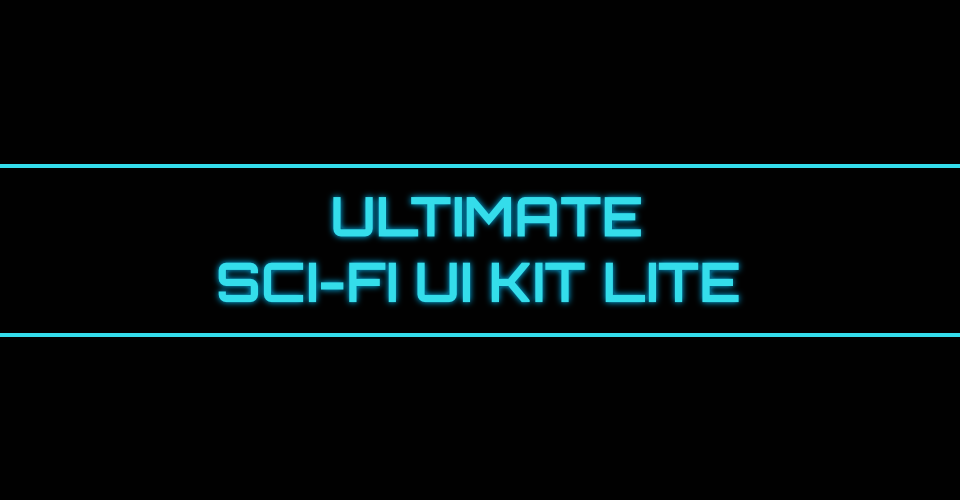 ULTIMATE SCI-FI UI KIT LITE-PC GAME UI ASSET