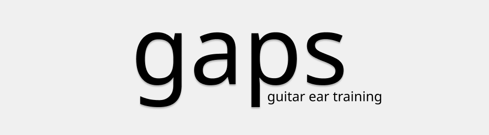 Gaps - Guitar ear trainer