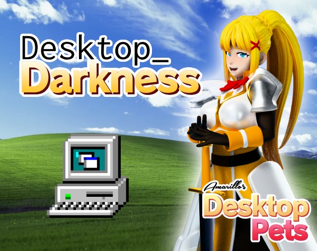 Desktop Darkness - A virtual pet Konosuba fan game by Amarillo