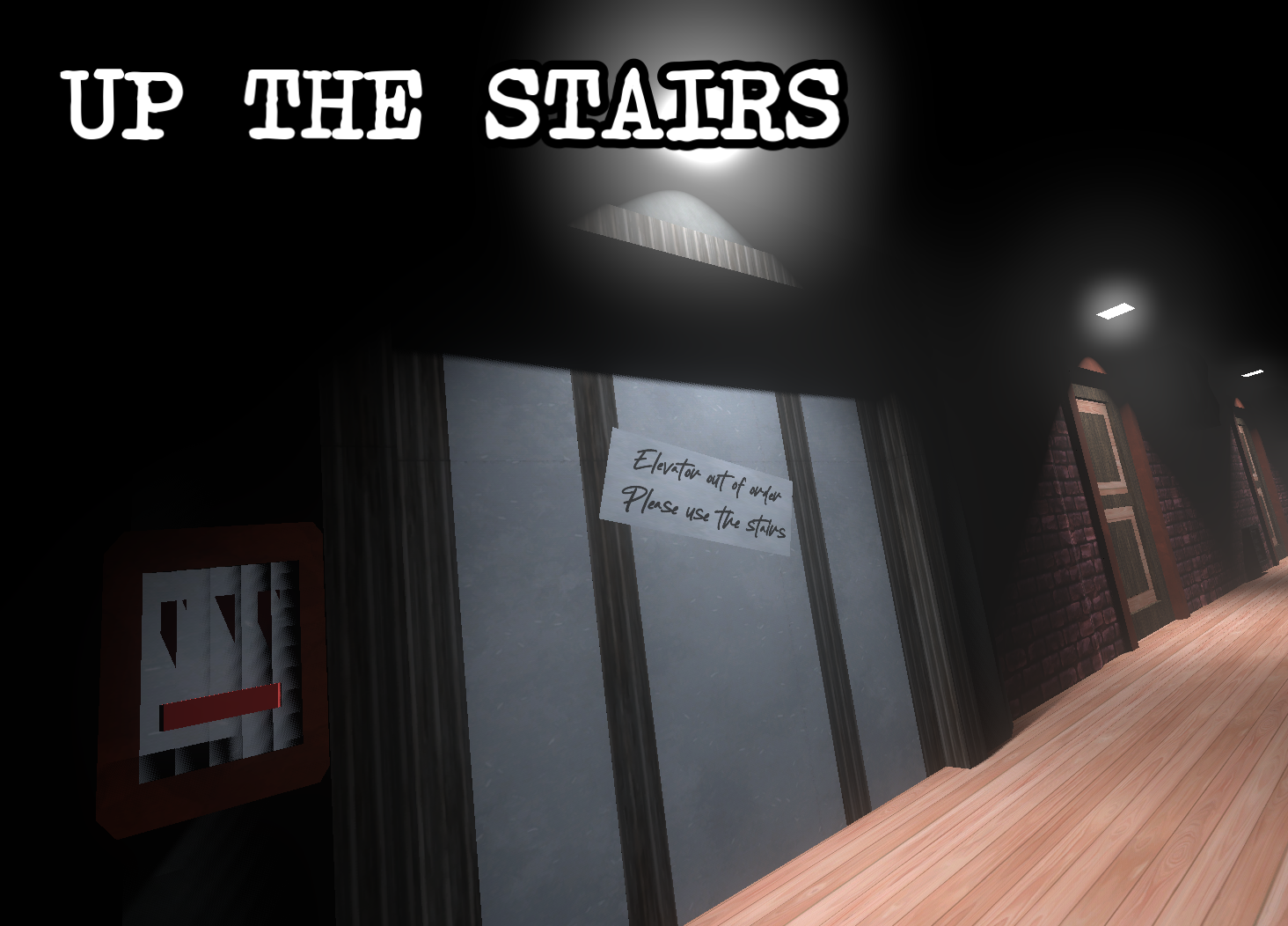 Up the stairs