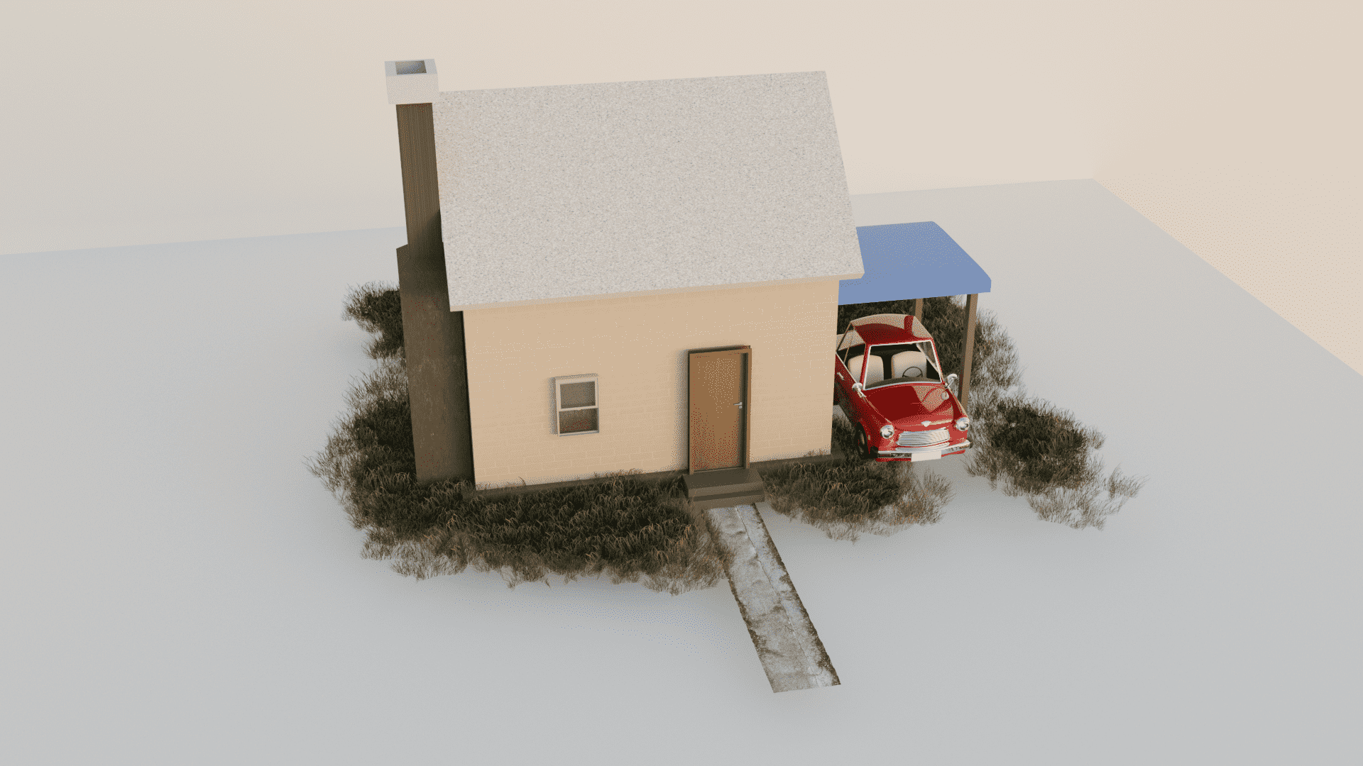 House Model For Low Budget Games