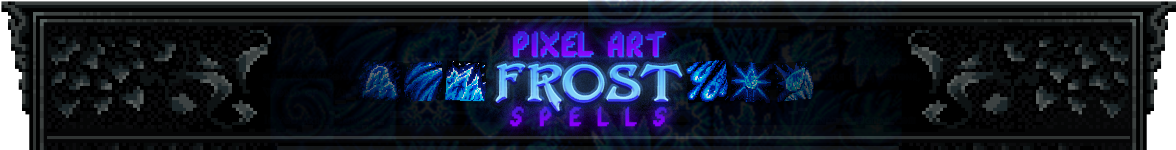 Pixel Art Skill Icons - Frost Mage