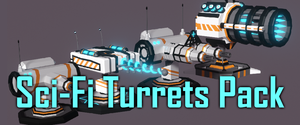 Sci-Fi Turrets Pack