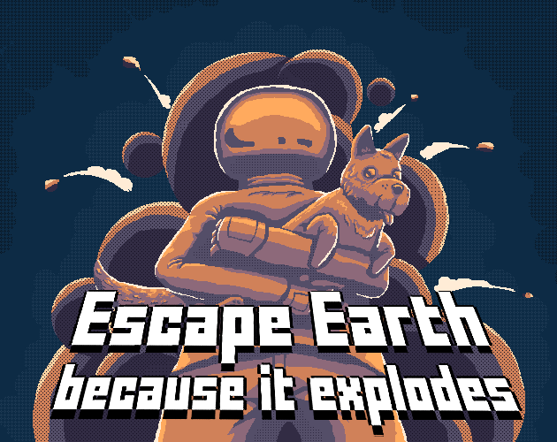 Escape Earth because it explodes by StrangeJourney