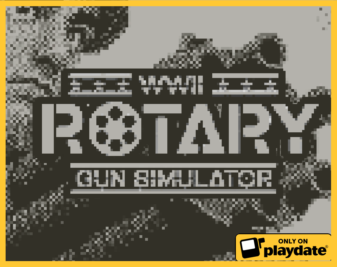 Rotary Gun Simulator WW2 (for Playdate) - 20% Discount