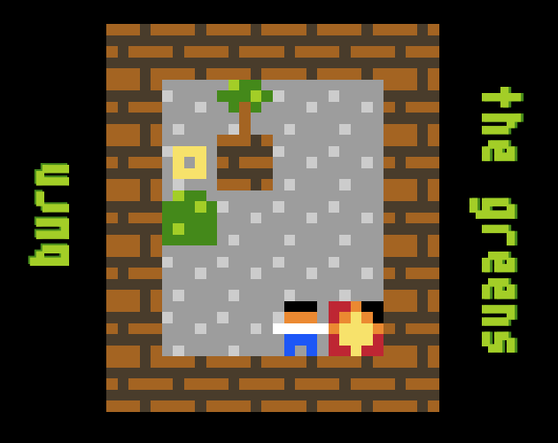 Cover image for Burn the greens