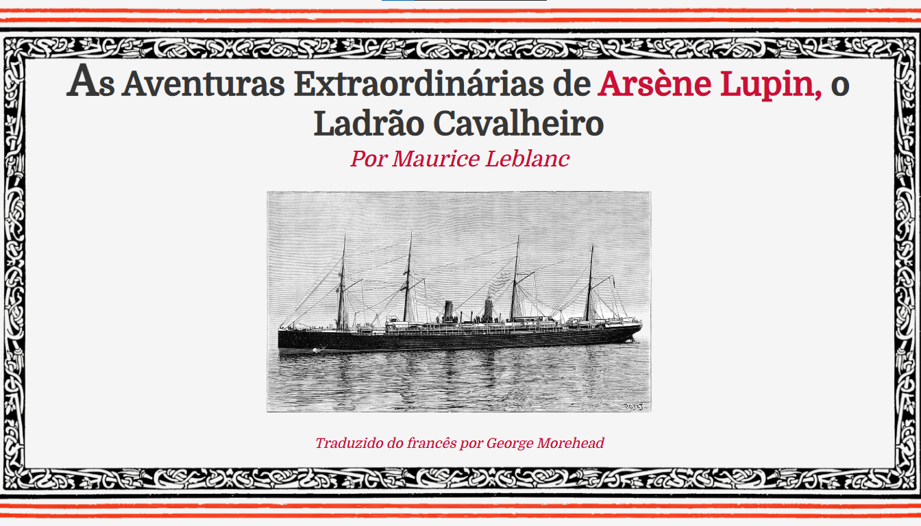 [PT-BR] As Aventuras Extraordinárias de Arsène Lupin, o Ladrão Cavalheiro