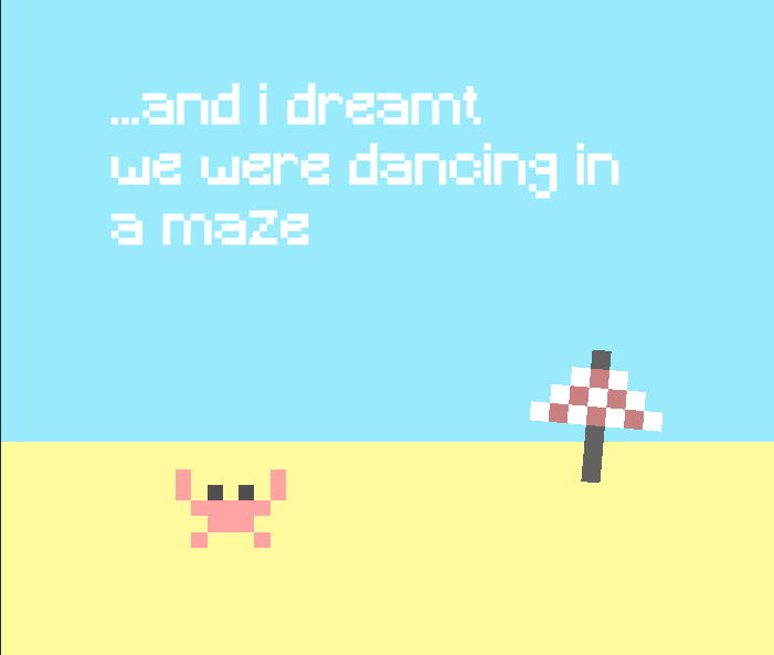 Cover image for and i dreamt we were dancing in a maze