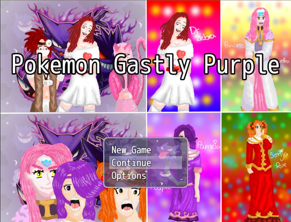 Pokemon Gastly Purple