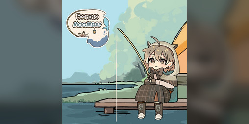 Cover image for Mumei's Fishing Moomday