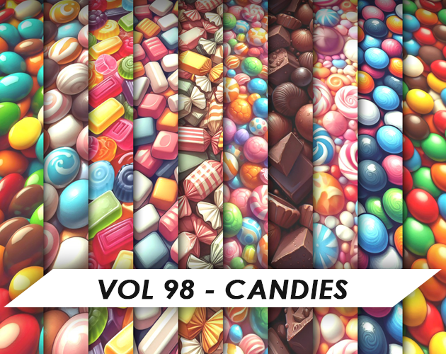 Stylized Textures – Vol 98 – Candies by oleekconder